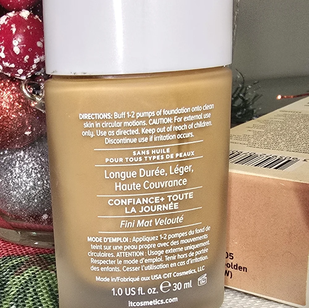 It Cosmetics Confidence in a Foundation 335 Tan Nude - Picture 3 of 3
